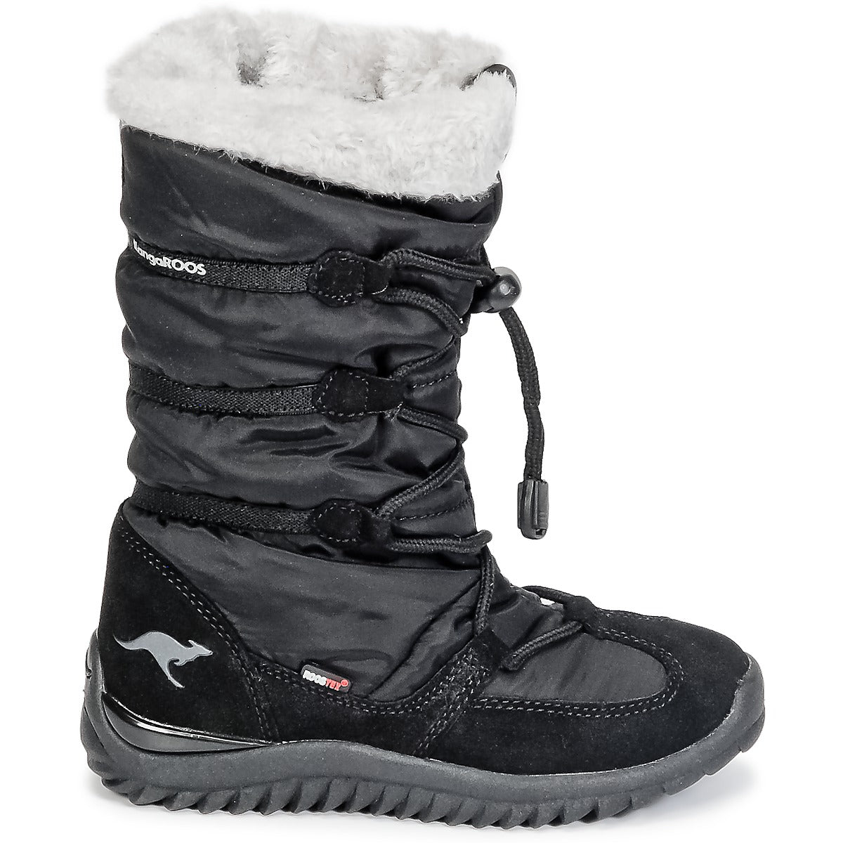 Scarpe da neve bambini ragazza Kangaroos  PUFFY III JUNIOR  Nero 