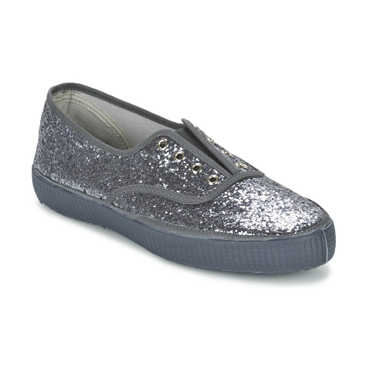 Sneakers basse donne Chipie  JOSS GLITTER  Grigio 