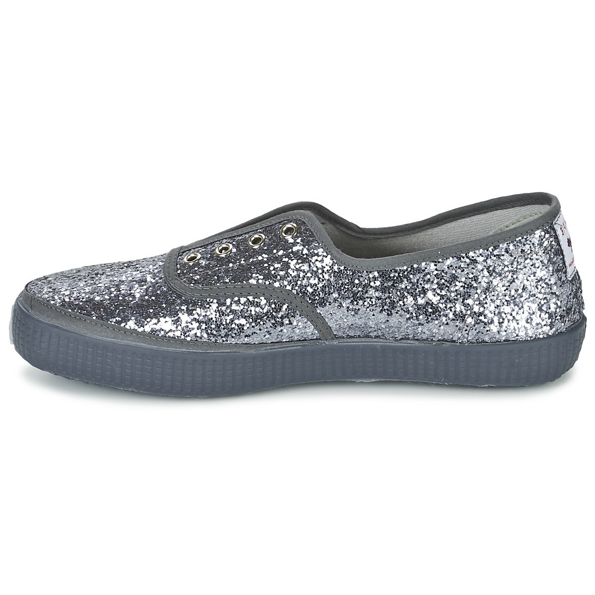 Sneakers basse donne Chipie  JOSS GLITTER  Grigio 