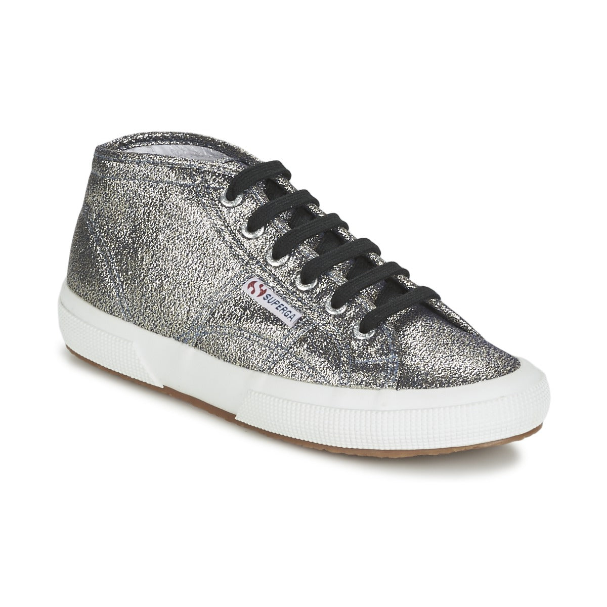 Sneakers alte donne Superga  2754 LAMEW  Argento 