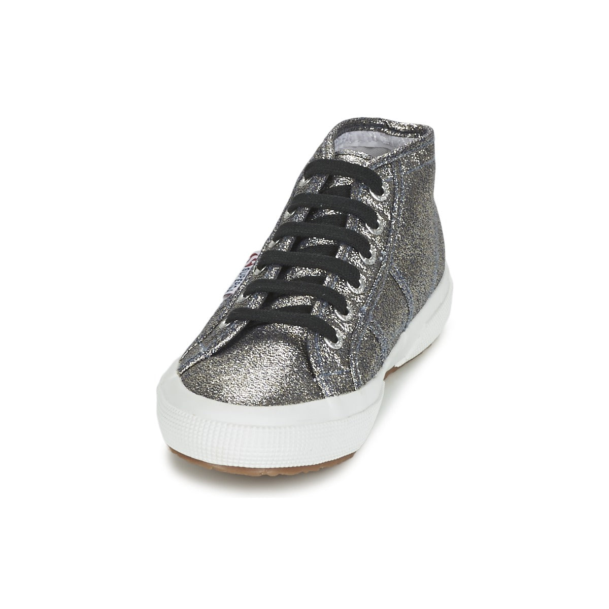 Sneakers alte donne Superga  2754 LAMEW  Argento 