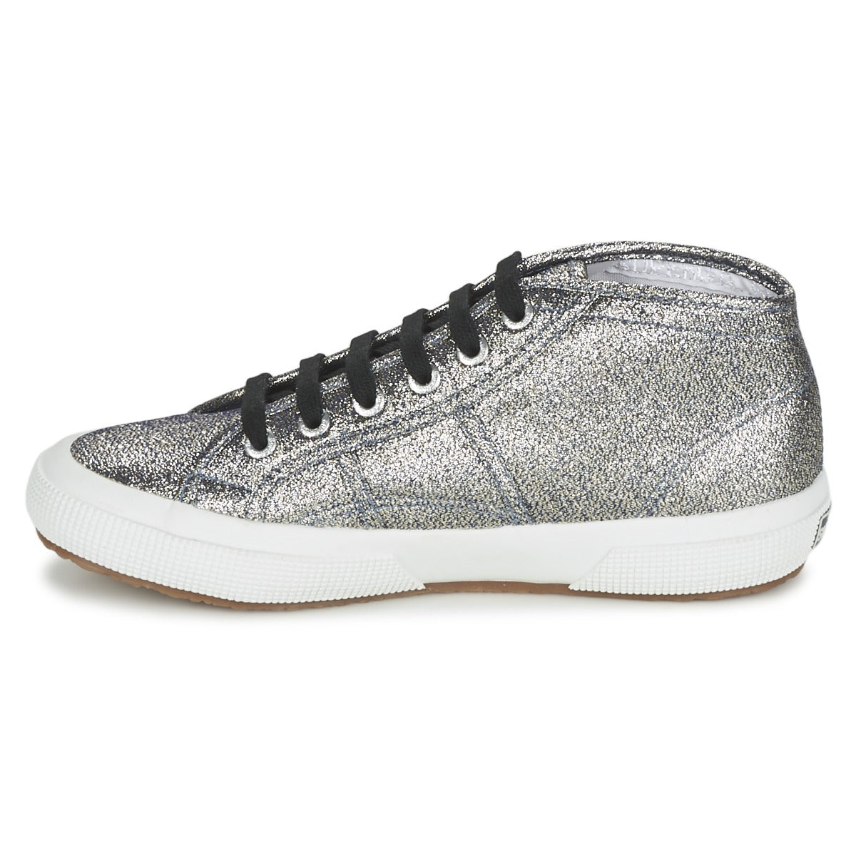 Sneakers alte donne Superga  2754 LAMEW  Argento 