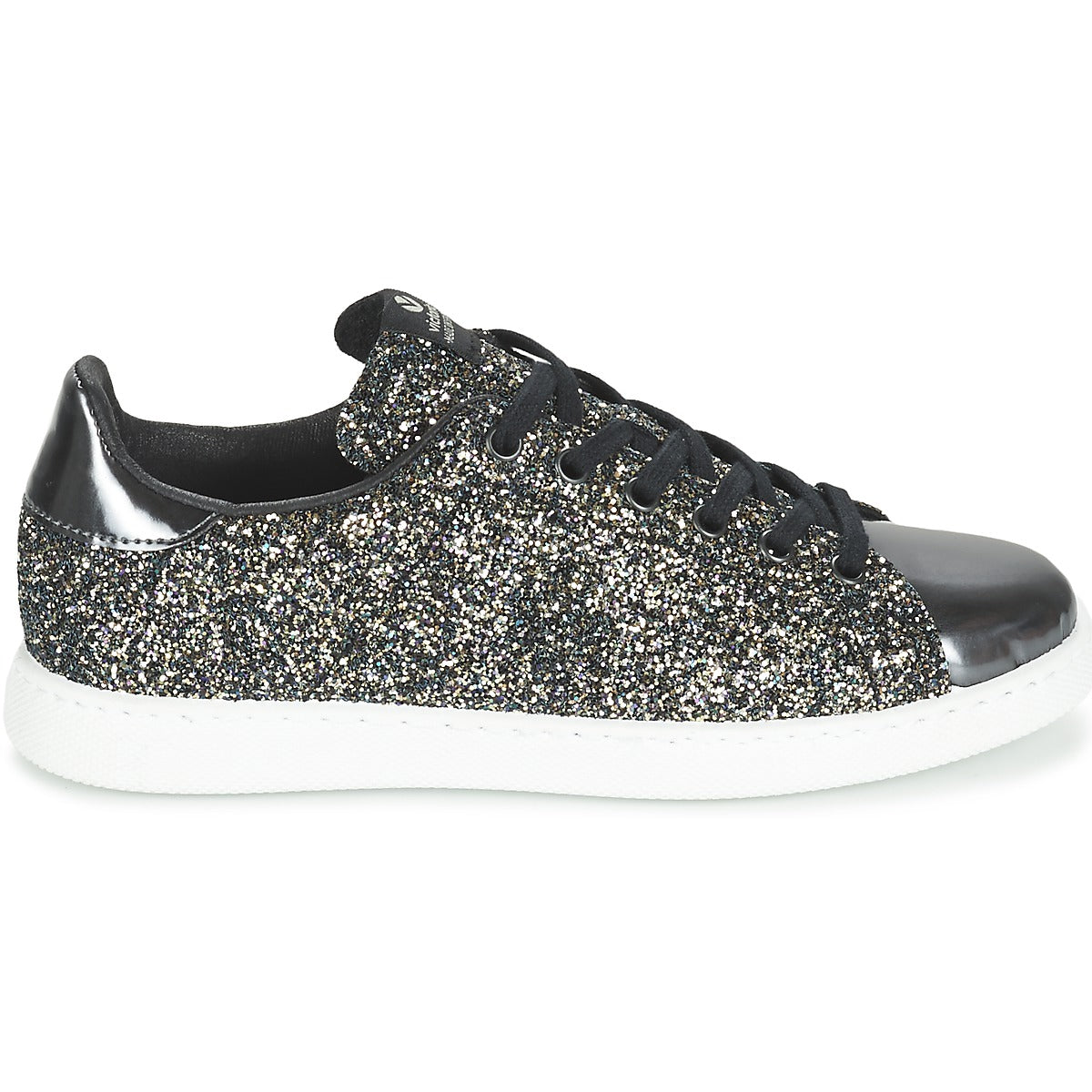 Sneakers basse donne Victoria  DEPORTIVO BASKET GLITTER  Grigio 