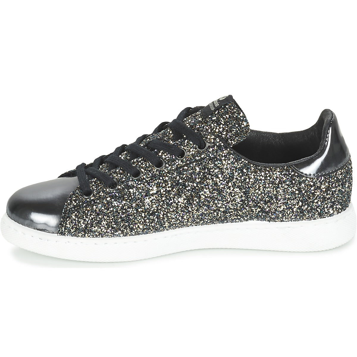 Sneakers basse donne Victoria  DEPORTIVO BASKET GLITTER  Grigio 