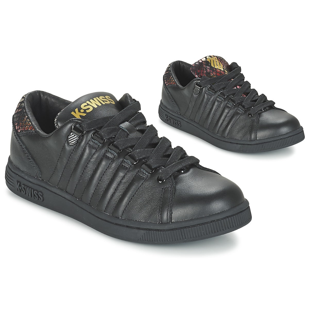 Sneakers basse donne K-Swiss  LOZAN TONGUE TWISTER  Nero 