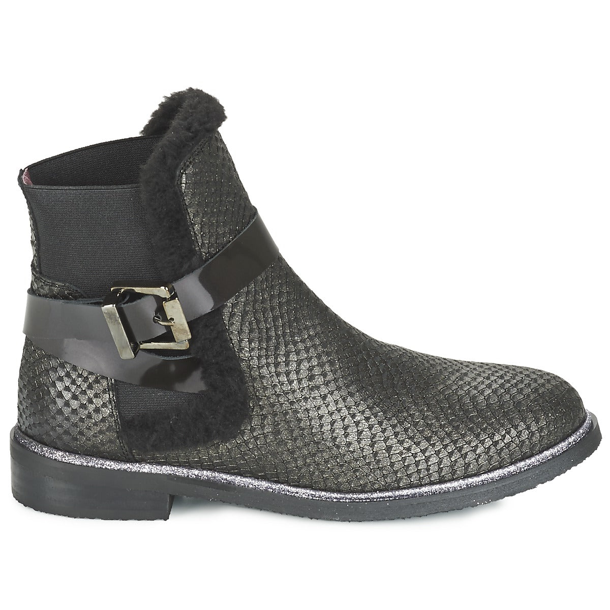 Fericelli Damen Stiefeletten FADEN Schwarz