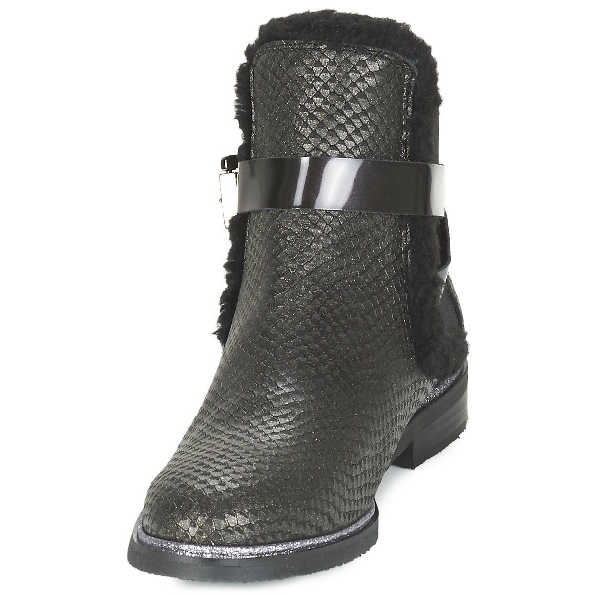 Fericelli Damen Stiefeletten FADEN Schwarz