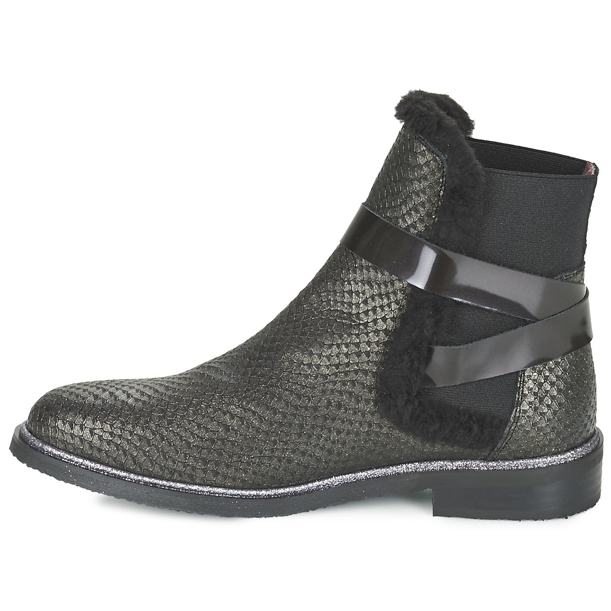 Fericelli Damen Stiefeletten FADEN Schwarz