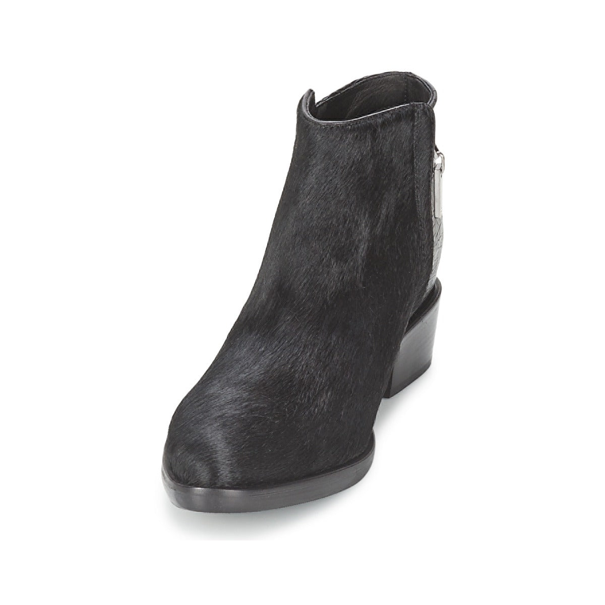 Alberto Gozzi women's ankle boots PONY BLACK Black