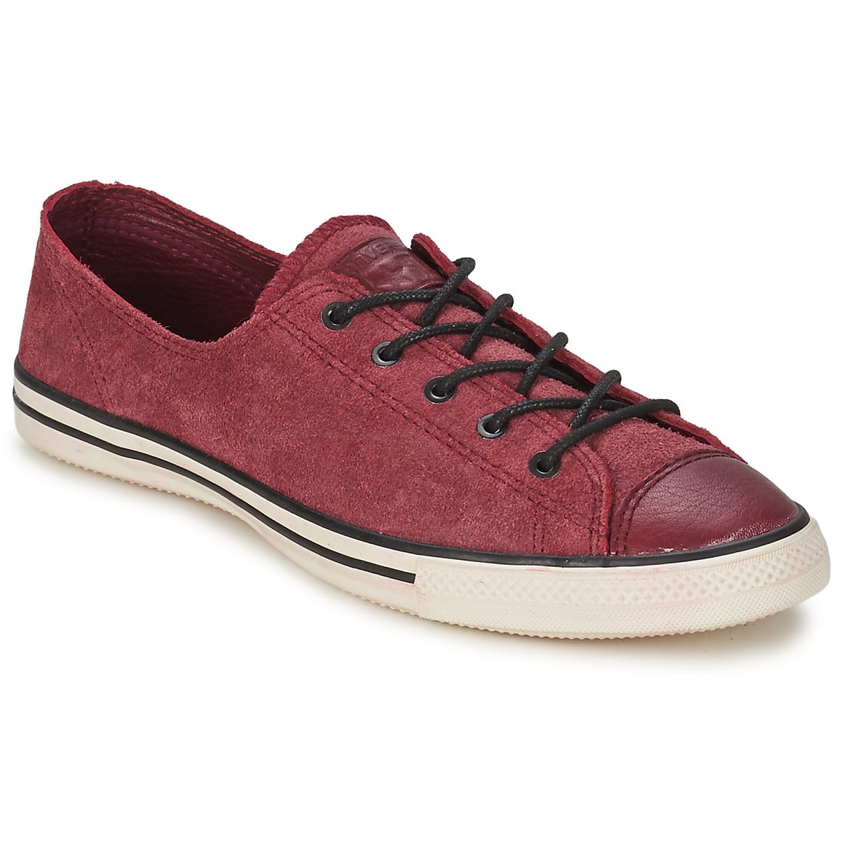 Sneakers basse donne Converse  Chuck Taylor All Star FANCY LEATHER OX  Rosso 