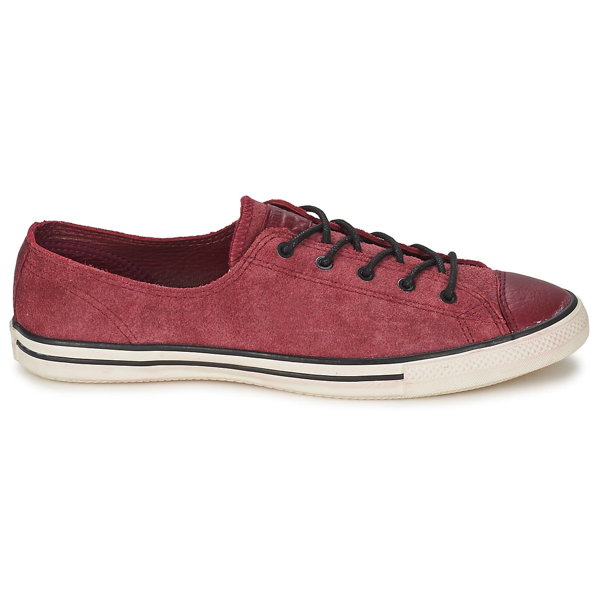 Sneakers basse donne Converse  Chuck Taylor All Star FANCY LEATHER OX  Rosso 