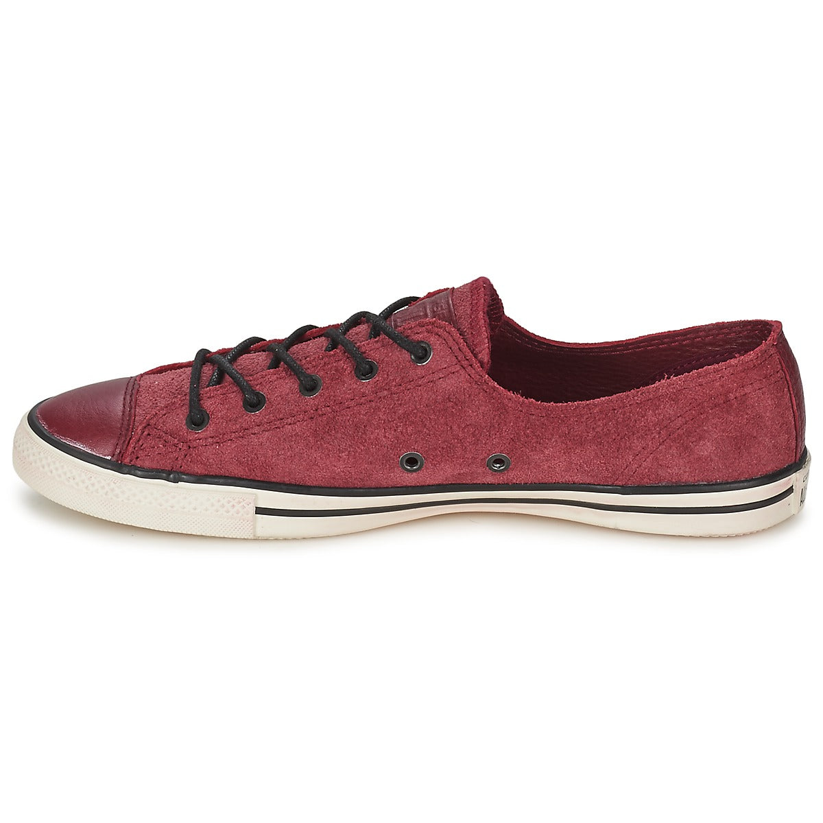 Sneakers basse donne Converse  Chuck Taylor All Star FANCY LEATHER OX  Rosso 