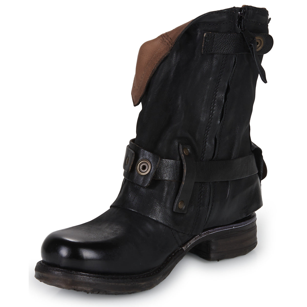 Airstep / AS98 SAINT BIKE Damen-Stiefeletten Schwarz