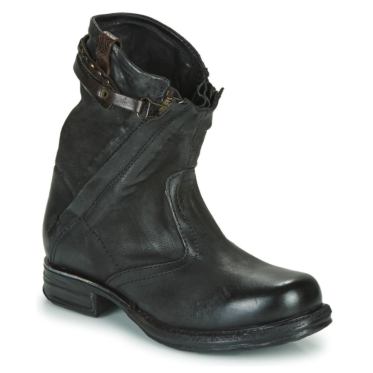 Stivaletti donne Airstep / A.S.98  SAINT METAL ZIP  Nero 