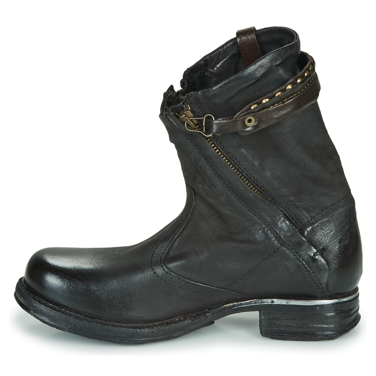 Stivaletti donne Airstep / A.S.98  SAINT METAL ZIP  Nero