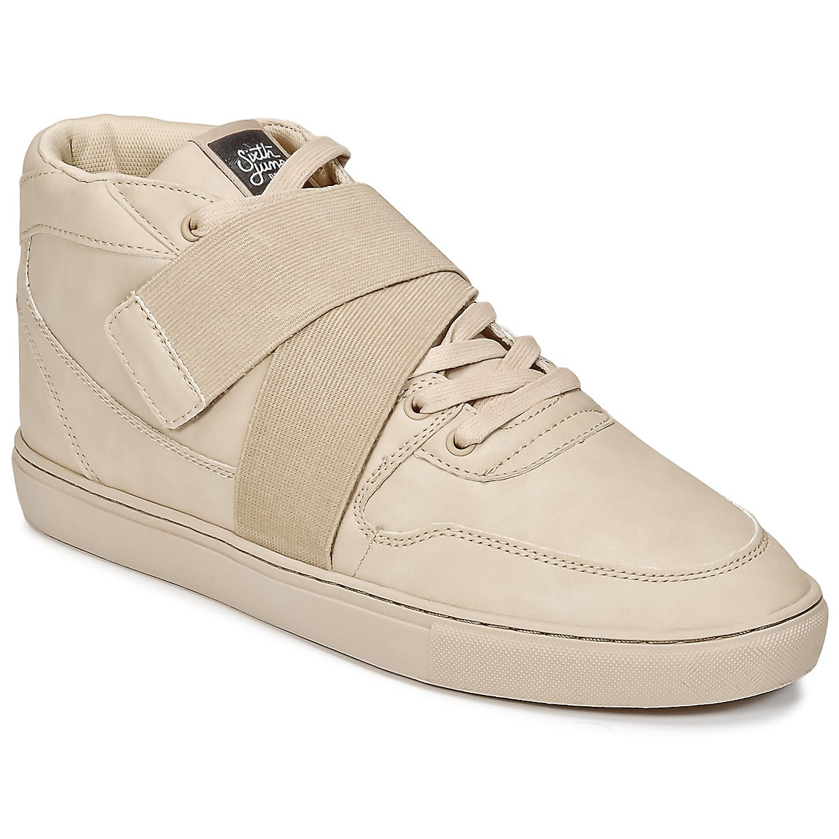 Sneakers alte uomini Sixth June  NATION STRAP  Beige 