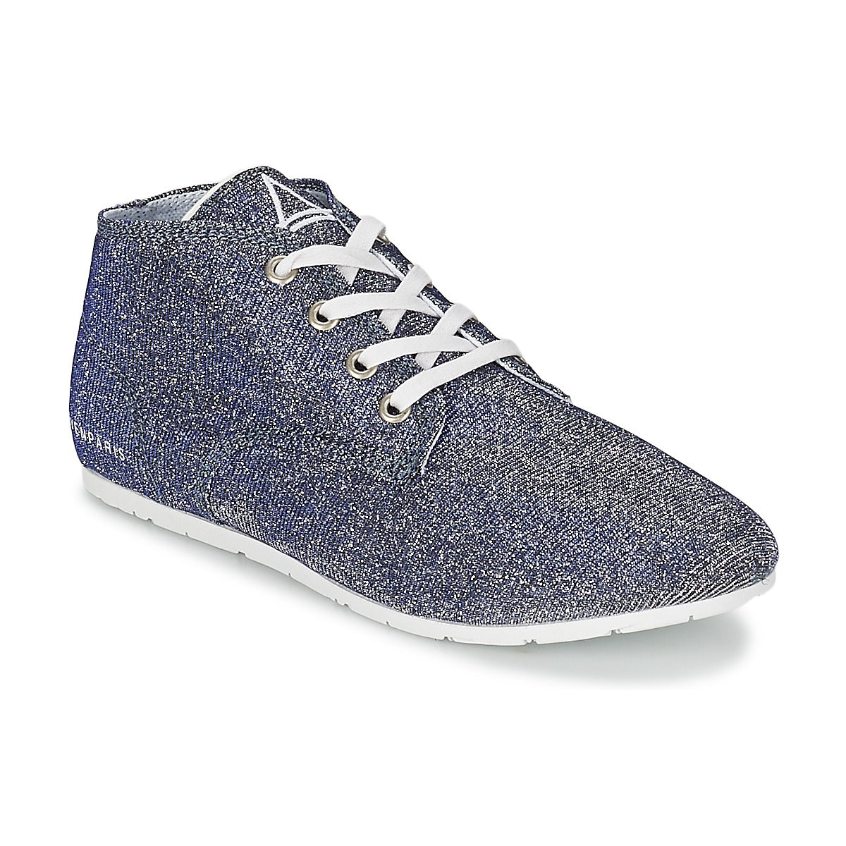 Sneakers basse donne Eleven Paris  BASGLITTER  Argento 