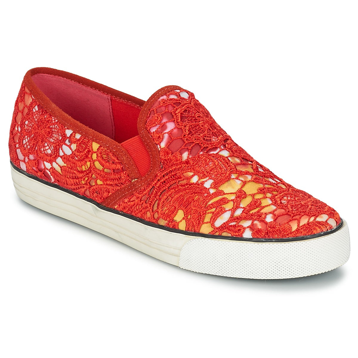 Scarpe donne Colors of California  LACE SLIP  Rosso 