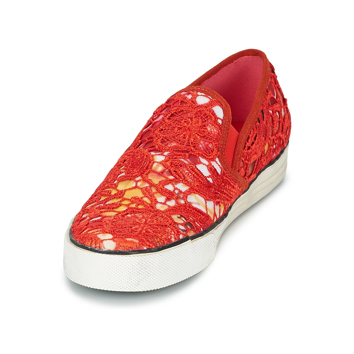 Scarpe donne Colors of California  LACE SLIP  Rosso 