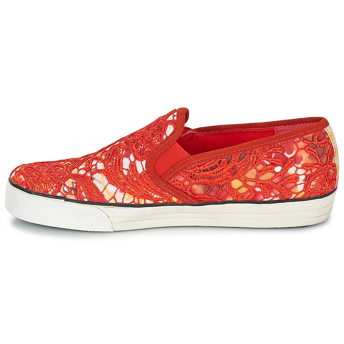 Scarpe donne Colors of California  LACE SLIP  Rosso 